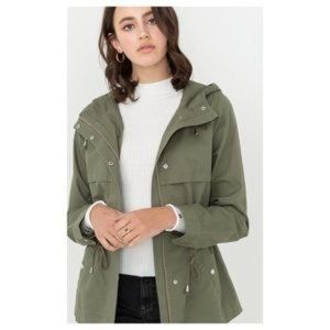 100 % Cotton Hooded Anorak Lightweight Jacket By Love Tree in Size S